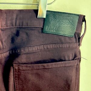 Paige Denim straight slim fit in “Dark Port”